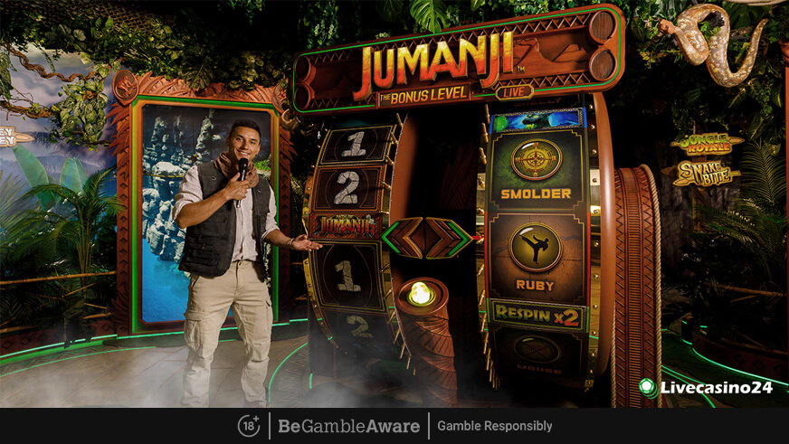 Get ready for a Truly Cinematic Experience in Playtech's Jumanji: The Bonus Level Live